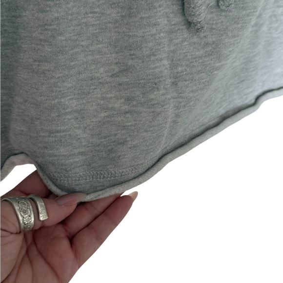 H&M Gray Floral Embroidered Hoodie - Picture 6 of 8